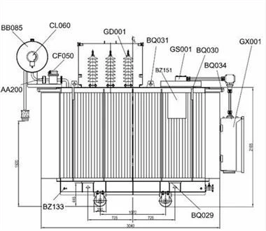 H{{0}}/0.4kv 100kva uljni energetski transformator