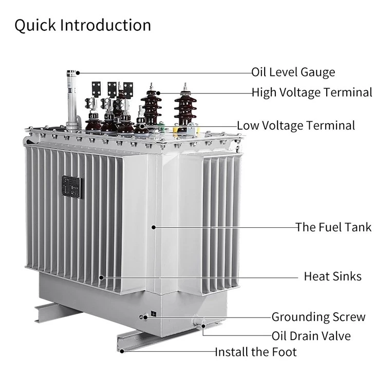 FY Power 220v 380v Oil Transformer 10kva